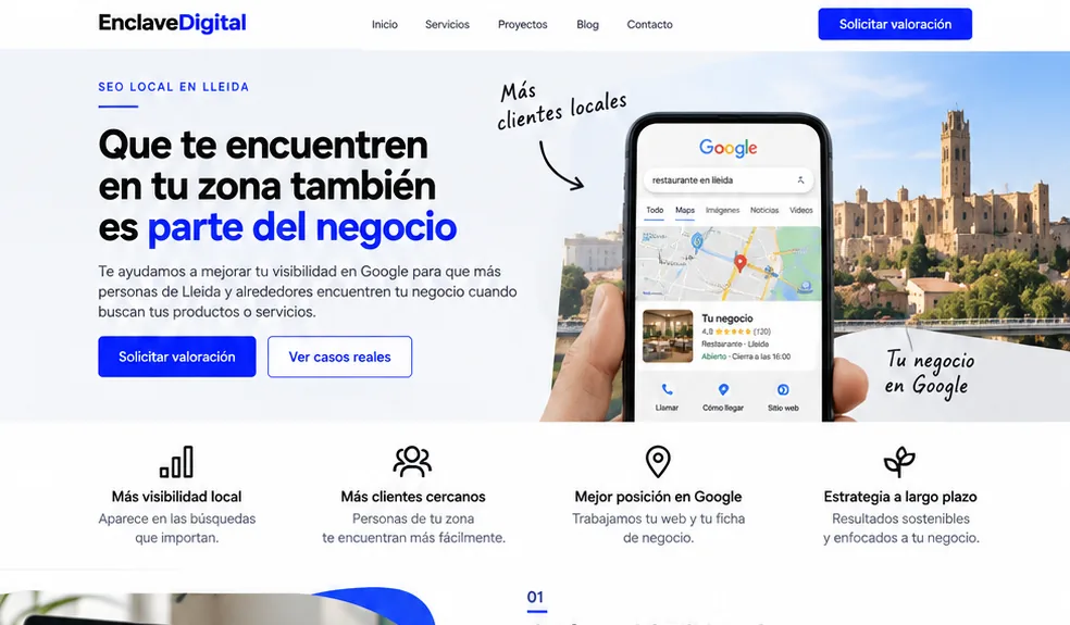 SEO local en Lleida para mejorar la visibilidad de negocios en Google